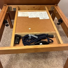 中古美品  unico  コタツテーブル W700 KNOD 家具 ブランド家具の画像