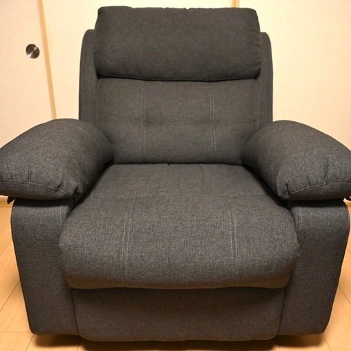 【要引取】10/5受付締切　ニトリ　手動リクライニングソファ