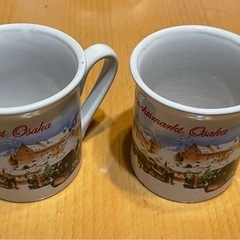 クリスマスマーケットで購入 2個セット 小さなかけありの画像