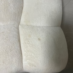 座椅子　ホワイトの画像