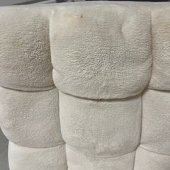 座椅子　ホワイトの画像