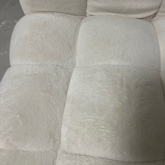座椅子　ホワイトの画像