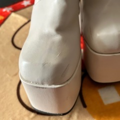ANAP アナップ 白 ブーツ ヒール12cm Sサイズの画像