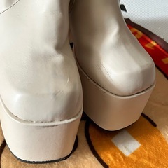 ANAP アナップ 白 ブーツ ヒール12cm Sサイズの画像