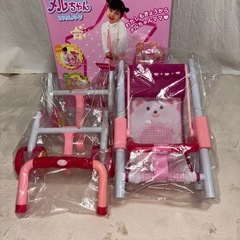 【廃盤品】 メルちゃん ママの おせわ ベビーカー おままごとの画像