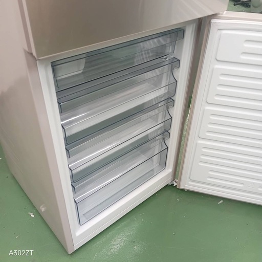 🉐J022 設置まで対応 ツインバード ガラスデザイン 冷蔵庫 146L