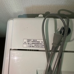 洗濯機2022年製
の画像