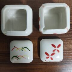 陶 七味入れ2個セットの画像