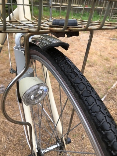即乗り可能◆整備済◆26インチ　オシャレなママチャリ♪ シティサイクル 自転車 タイヤ溝良好