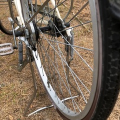 即乗り可能◆整備済◆26インチ　オシャレなママチャリ♪ シティサイクル 自転車 タイヤ溝良好の画像