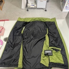 プライムダイレクト　スピードヒート　温熱ベスト　作業　冬　外作業　ぽかぽか　グリーン　LLサイズ　メンズ　温熱確認済　中古　①の画像