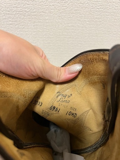 【Tony Lama】トニーラマ ウエスタンブーツ 2トーン USA購入品 本革