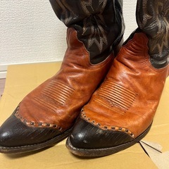 【Tony Lama】トニーラマ ウエスタンブーツ 2トーン USA購入品 本革の画像