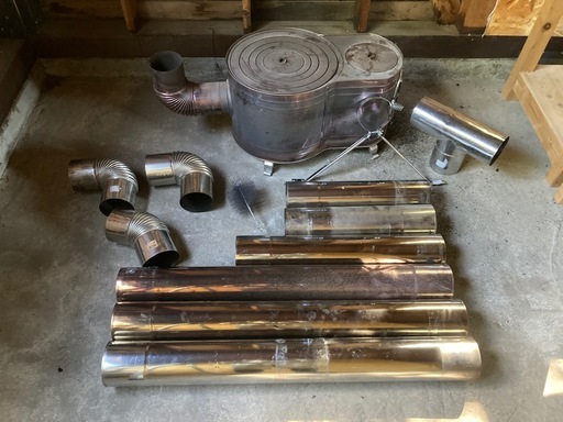 ホンマ製作所ステンレス時計1型薪ストーブセット