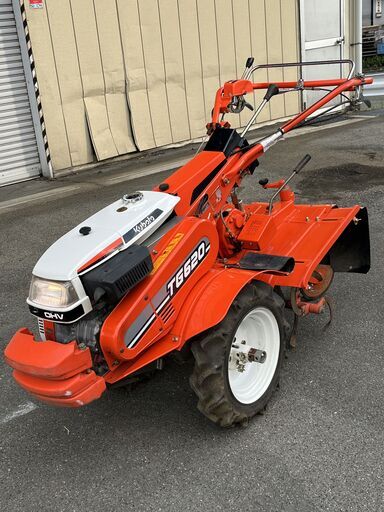 軽トラ貸します 現物確認歓迎、初期不良対応OK 整備済 本格農作業向 クボタ 6.2馬力 耕運機 TG620