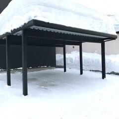 除雪対策にカーポート！断熱対策に風除室！