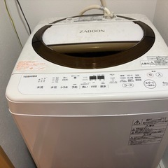TOSHIBA  ザブーン　5.5キロ　洗濯機の画像