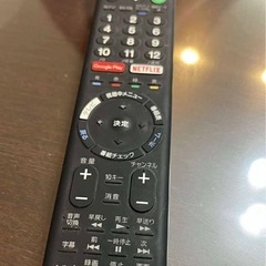 55インチのソニー製テレビの画像