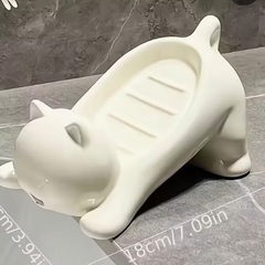 【新品未使用】石鹸置き　猫　可愛い　癒しの画像
