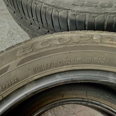 16インチ タイヤ4本 185/60R16 86Hの画像