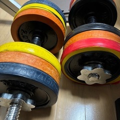 ベンチ台　ダンベル2種類　その他おまけの画像