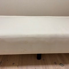 ニトリ　連結型ワイドダブルベッド　ポケットコイルの画像
