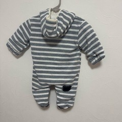 ロンパース ベビー ブラック 冬 70cm 2枚セットの画像