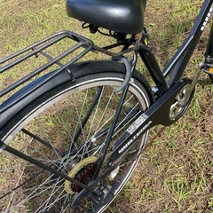 売却済　
 中古　自転車　27インチ　6段変速　オートライト　通学車 の画像