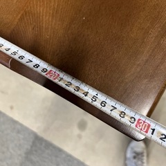 カリモク　木製　キャビネット　 電話台　ブラウンの画像