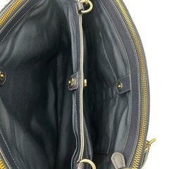 【美品】COACH コーチ 2way ショルダーバッグ ブラック レザーの画像