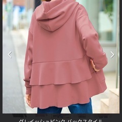 フリルパーカー　新品未使用の画像
