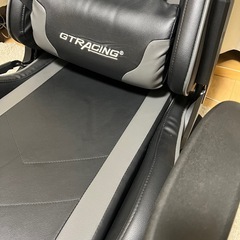 GTRACING ゲーミングチェア ブラックの画像