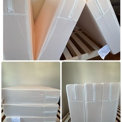 一度使用のみ！ニトリ 折りたたみ高反発マットレス厚さ17cm シングル(日本製)    の画像