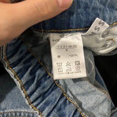デニムパンツＳサイズの画像