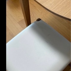 あげます！省スペース半円ダイニングテーブルセットの画像