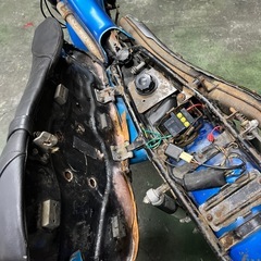 希少車 スズキ バンバン90 RV90 実働車両 レストアベースの画像