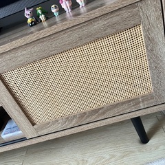 ラタン調 テレビ台の画像