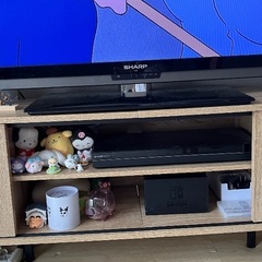 ラタン調 テレビ台の画像