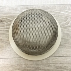 ニトリ　流し用ステンレス浅型ゴミカゴ145mm　の画像