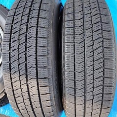 165/70R14、スタッドレス・鉄ホイール４本の画像