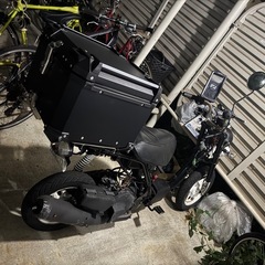 スズキ　スーパーモレ　2スト　カスタム多数　訳アリ　リアボックス付き　配達仕様の画像