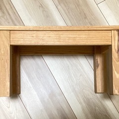 木製踏み台の画像