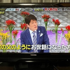 テレビ　TOSHIBA    REGZA     の画像