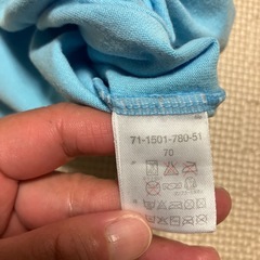 ミキハウス　ロンパース　７０cmの画像