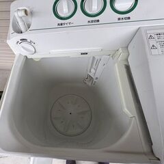 動作確認済み パナソニック Panasonic 2槽式洗濯機 4kg ホワイト NA-W40G2-W 脱水給水機能＆水位切替 プラスチックボディの画像