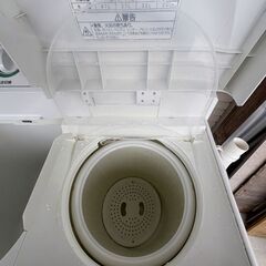 動作確認済み パナソニック Panasonic 2槽式洗濯機 4kg ホワイト NA-W40G2-W 脱水給水機能＆水位切替 プラスチックボディの画像