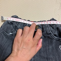 【ベビードール】長ズボン　ジーンズ　90cm黒の画像