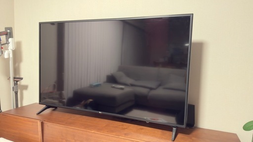 LG 60インチ 4K対応テレビ｜リモコン付き／尼崎市で引き渡し（11/3・11/4）
