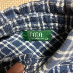 【ラルフローレン】　長袖　チェック　シャツ　110cmの画像