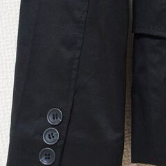 日本製  et vous エヴー コットンジャケット フォーマル ブラック サイズ32 XSの画像
